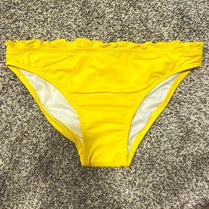 Yellow bikini bottom